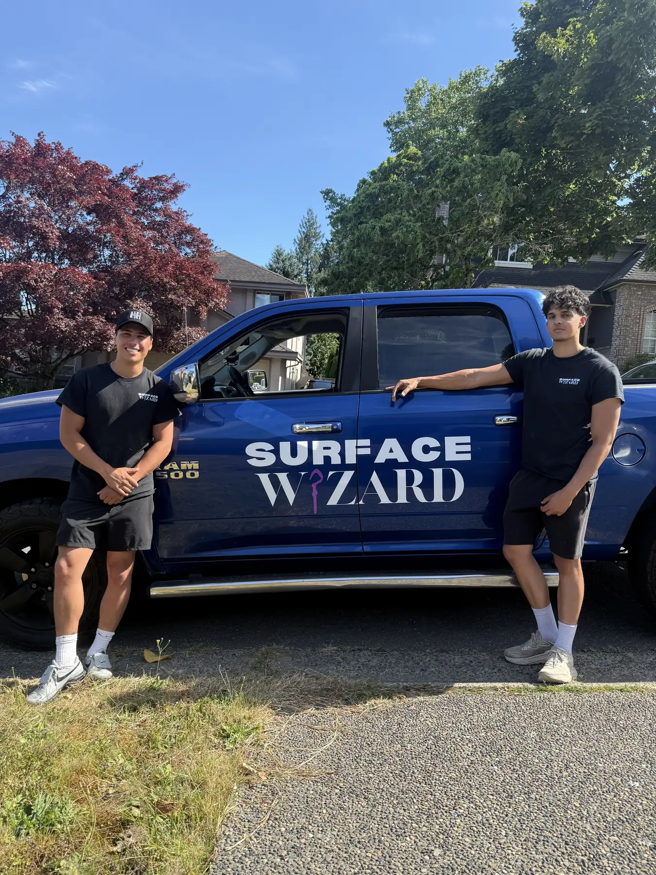 Bruce Hilborn-Silver and Jason Shergill, Surface Wizard founders